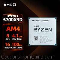 AMD Ryzen 7 5700X3D R7 5700X3D 8-Core 4.1 GHz Socket AM4 CPU Processor