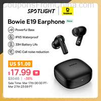 Baseus Bowie E19 Earphones Bluetooth 5.3