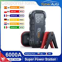 6000A Jump Starter 150W DC Car Battery Charger [EU]