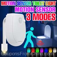 Smart PIR Motion Sensor Night Toilet Light