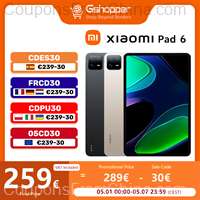 Xiaomi Pad 6 Snap870 8/128GB 11 Inch Tablet [EU]