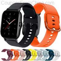 Silicone Band For Amazfit gts 2 3 4/bip/gtr 4 3 pro/stratos 3 2 20mm/22mm Smart Band