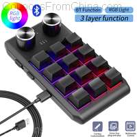 Programming Macro Custom 2 Knob Bluetooth Keyboard RGB 12 Keys