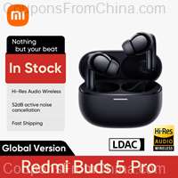 Xiaomi Redmi Buds 5 Pro Bluetooth Earbuds ANC 52dB