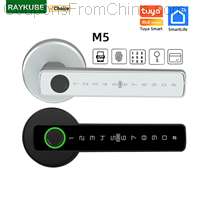 RAYKUBE M5 Tuya BLE Fingerprint Door Lock