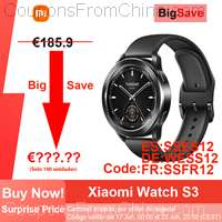 Xiaomi Watch S3 AMOLED Smart Watch [EU]