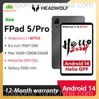 HEADWOLF FPad 5 G99 8/128GB 4G LTE 8.4 Inch Android 14 Tablet