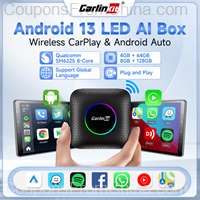 CarPlay TV Box Android Auto Carplay Adapter Android 13 SM6225 4/64GB