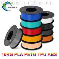 PLA 3D Printer Filament 10 Rolls 10kg 1.75mm [EU]