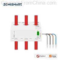 Zemismart Tuya Zigbee Smart Energy Meter 3 Phase 4 Wire