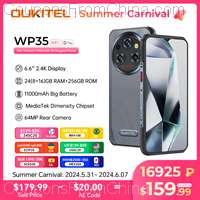 Oukitel WP35 5G Rugged 11000mAh 8/256GB Android 14 NFC Dimensity 6100+