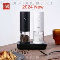 Huohou Electric Grinder Pepper Salt 2024 Version 2pcs