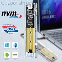 M.2 NVME PCIe NGFF SATA Dual Protocol SSD Case