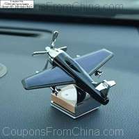 Car Air Freshener Solar Aircraft Decoration Mini Car Perfume Air Freshener