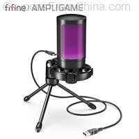 AmpliGame by FIFINE RGB USB Gaming Microphone