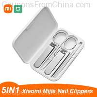 5pcs Xiaomi Mijia Stainless Steel Nail Clippers Set