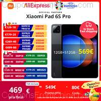 Xiaomi Pad 6S Pro 8/256GB Snapdragon 8 Gen 2 12.4inch 144Hz 3K 120W 10000mAh Tablet [EU]