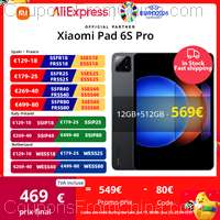 Xiaomi Pad 6S Pro 8/256GB Snapdragon 8 Gen 2 12.4inch 144Hz 3K 120W 10000mAh Tablet [EU]