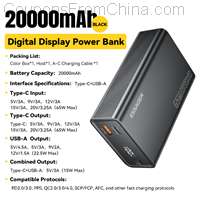 Essager Power Bank 20000mAh PD 65W