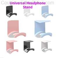 Universal Headphone Stand Adhensive Plastic Wall Mount