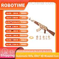 Robotime Rokr Automatic Rifle AK47 3D Wooden Building Blocks [EU]