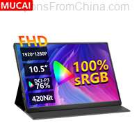 MUCAI 10.5 Inch 1280P Portable Monitor 16:10 IPS 60Hz