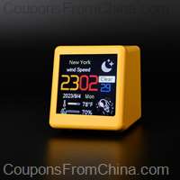 Mini Size Smart WIFI Weather Station Clock