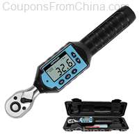 Digital Preset Torque Wrench 1/4inch Ratchet 0.9-30Nm