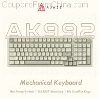 Ajazz AK992 3-Mode Mechanical Keyboard RGB 100 Keys