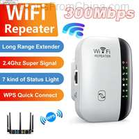 Wireless WiFi Repeater 300Mbps WiFi Extender Amplifier