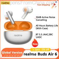 Realme Buds Air 6 Bluetooth Earphones ANC