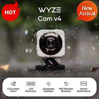 Wyze Cam v4 2K Wi-Fi Camera Indoor/Outdoor Pet/Baby Monitor