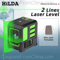 HILDA Laser Level Green 2 Lines