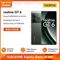 Realme GT 6 GT6 5G 8/256GB 6.78inch 120Hz Snapdragon 8s Gen 3 Sony LYT-808 [EU]