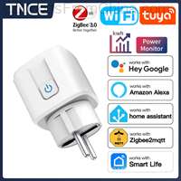 TNCE TUYA Smart Plug WiFi or Zigbee3.0 Socket