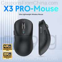 Attack Shark X3 Pro Wireless Gaming Mouse Tri-mode PAW3395