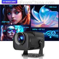 HY320 Mini 720P Android 11 Projector 300ANSI Wifi6 BT5.0 [EU]