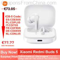 Xiaomi Redmi Buds 5 Noise Cancelling Bluetooth 5.3 Earphones