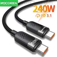 Rocoren 240W Type-C to USB-C Data Cable PD3.1 2m