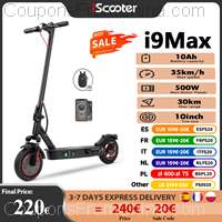 Iscooter I9 Max 42V 10Ah 500W 10in Electric Scooter [EU]