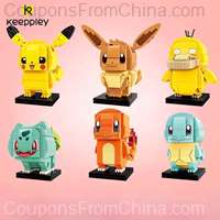 Pokemon Assembled Building Blocks 6pcs