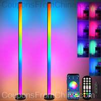 Smart LED Floor Lamp RGB Remote & APP Control Music Sync 2pcs