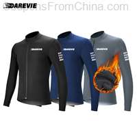 DAREVIE Cycling Jersey Winter Thermal Fleece
