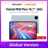 Teclast M50 Plus Tablet 10.1inch 6/128GB G85 7000mAh Android 14