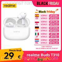 Realme Buds T310 Bluetooth 5.4 Earphones [EU]