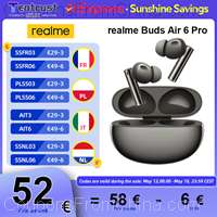 Realme Buds Air 6 Pro Earphones Bluetooth 5.3 [EU]