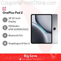 OnePlus Pad 2 12/256GB Snapdragon 8 Gen 3 3K 12.1 Inch 9510mAh 67W Tablet [EU]