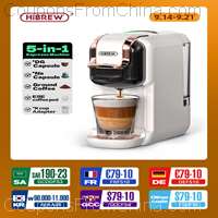 HiBREW H2B 19Bar 5 in 1 Capsule Coffee Machine [EU]