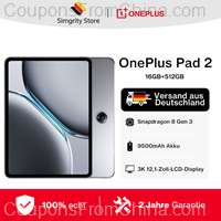 OnePlus Pad 2 Tablet 16/512GB Snapdragon 8 Gen 3 3K 12 inches [EU]