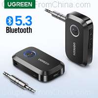 UGREEN Bluetooth 5.3 Car 3.5mm AUX Adapter